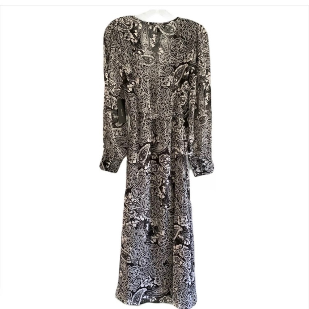 NEW LULU’S LOVE LETTERS WRAP DRESS SIZE SMAll - Picture 4 of 5